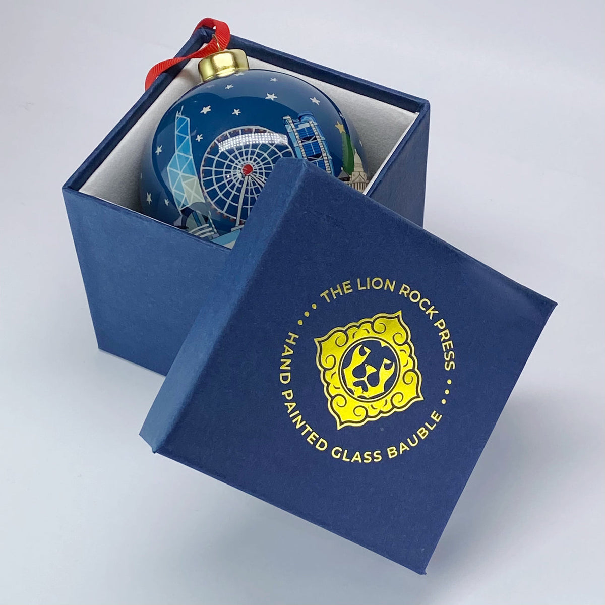 Transport Hand Painted Glass Ornament by Lion Rock Press Goods of Desire