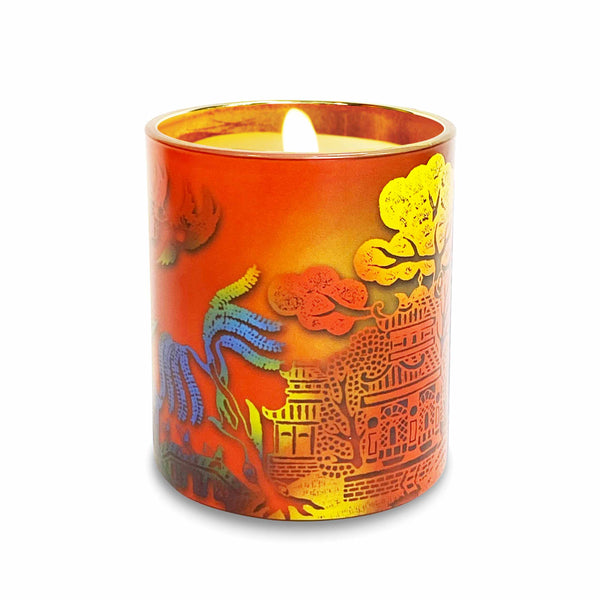Sunset Willow Jar Candle,  Pineapple Sundae Scent