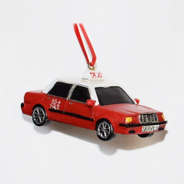 Hanging Decoration - Red Taxi by Lion Rock Press