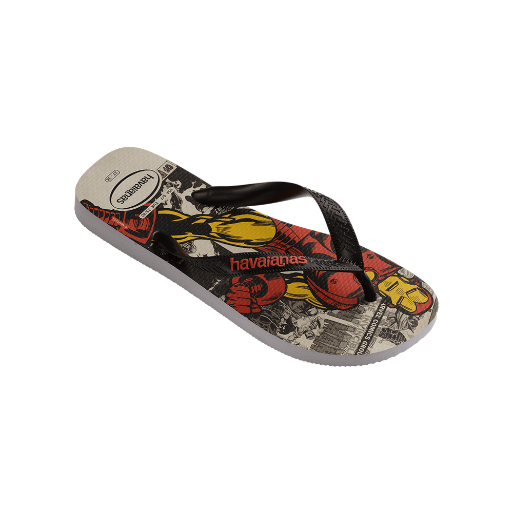 Iron Man Top Marvel Classics By Havaianas, Ice Grey, Top Side