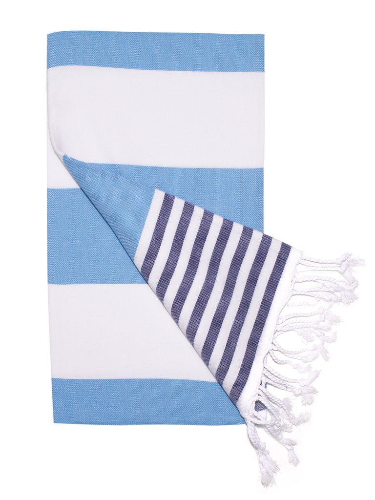 Candy Turkish Towel, Ocean Blue
