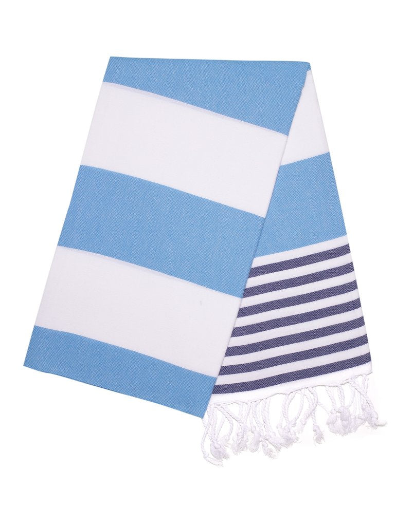 Candy Turkish Towel, Ocean Blue