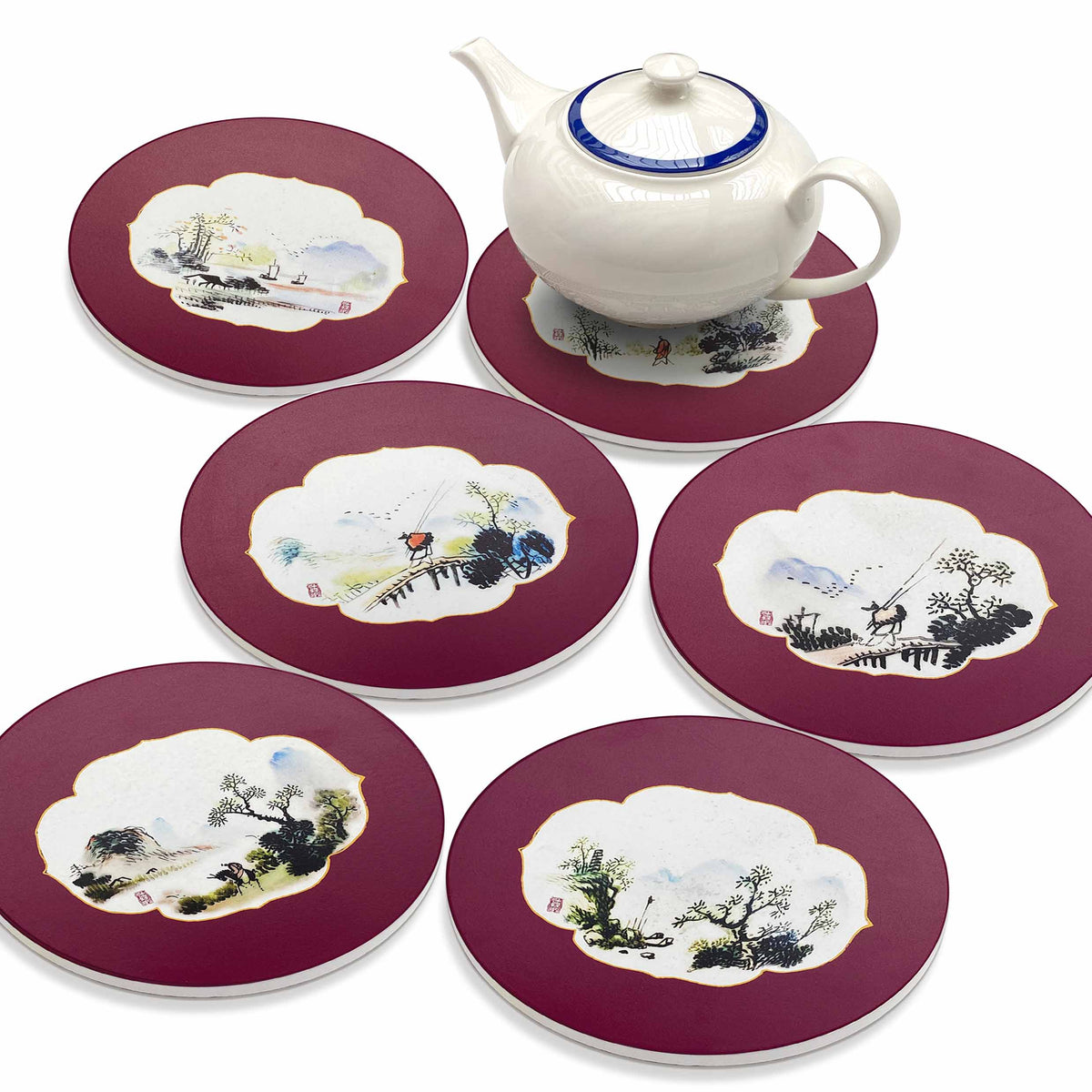 Chinese Trivets Set Goods of Desire
