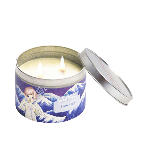 Snow Angel Beeswax Tin Candle by Carroll&Chan
