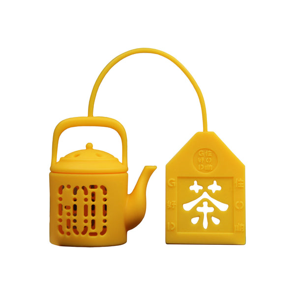 'Mini Teapot' tea infuser (neon yellow), Tableware, Goods of Desire, Goods of Desire