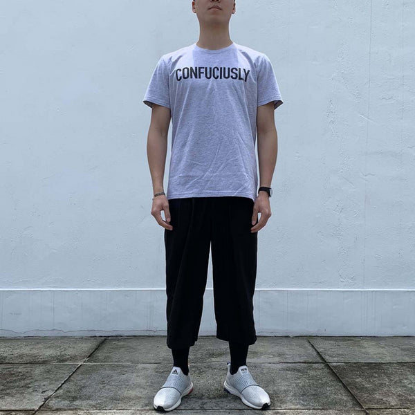 Confuciusly T-Shirt, Light Grey