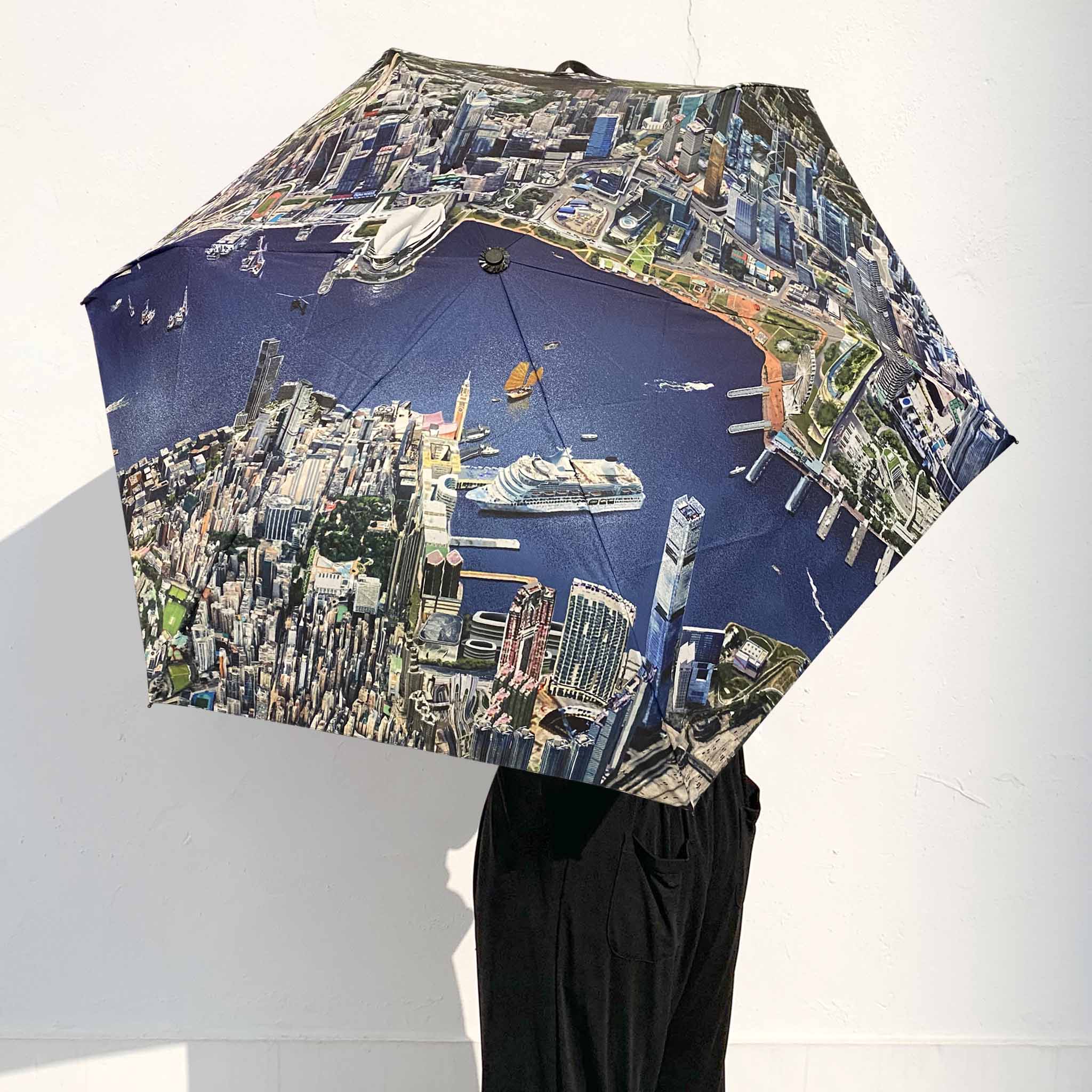 Hong Kong Cityscape UV Ultralight Umbrella
