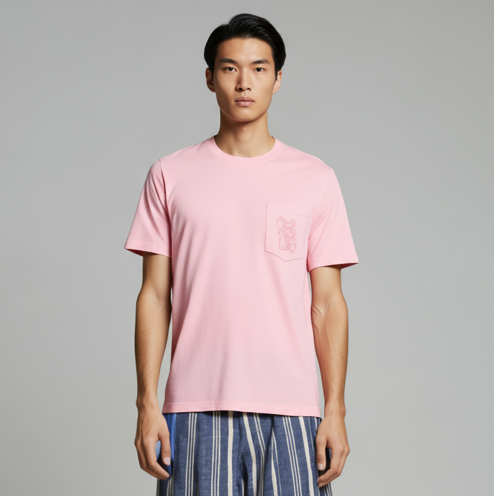 Angry Cat T-shirt, Pink
