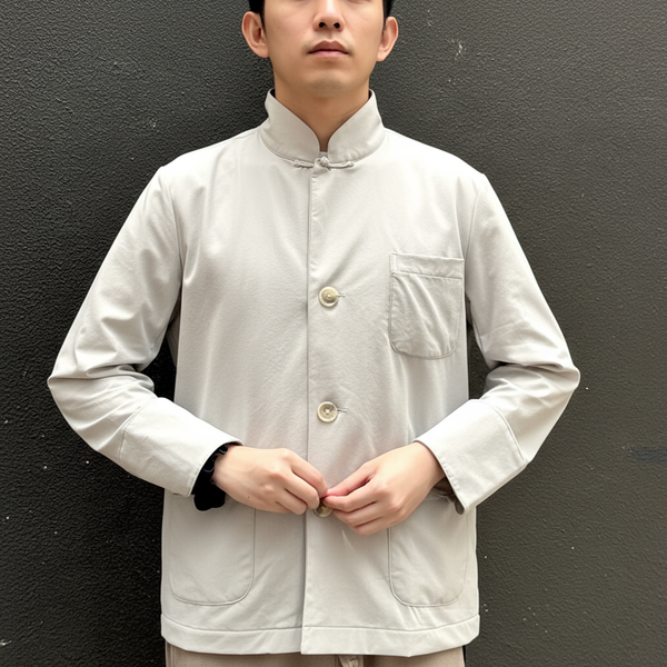 G.O.D. Blazer Jacket, Light Grey