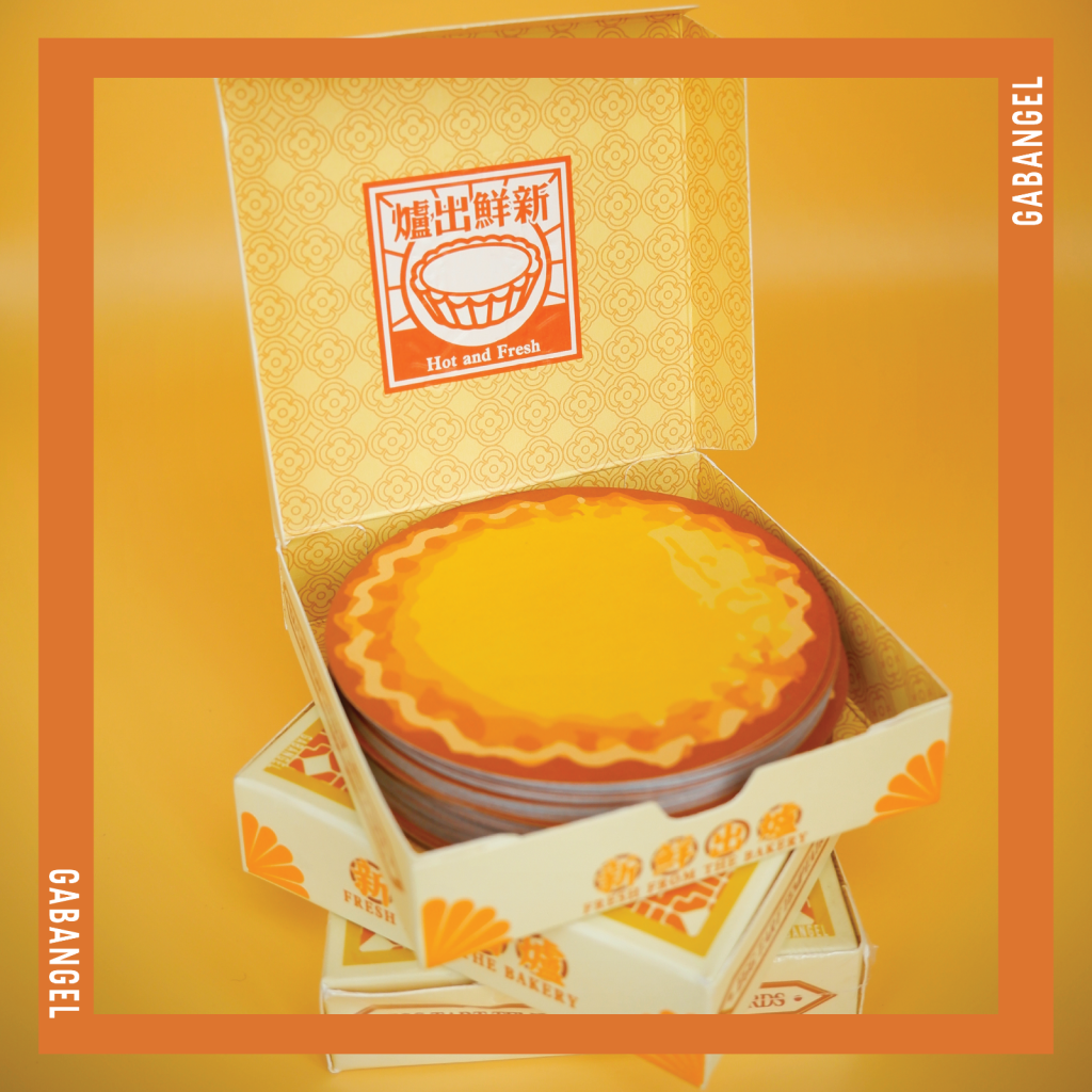 Gabangel Hong Kong Flavor Series - Egg Tart Playing Cards