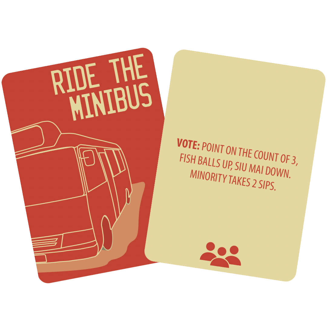 Hong Kong Drinking Game - Ride the Minibus by Wild Boar Game