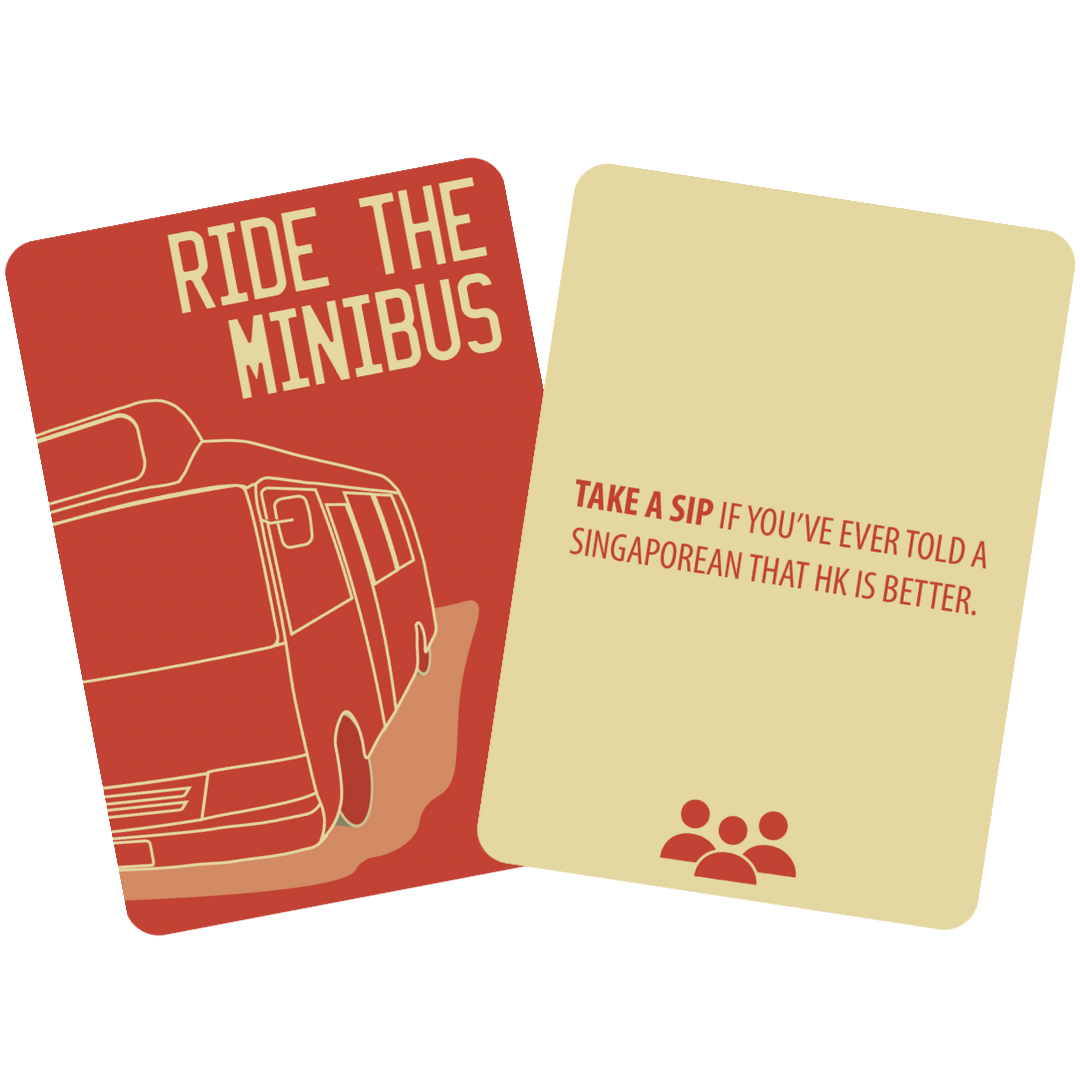 Hong Kong Drinking Game - Ride the Minibus by Wild Boar Game
