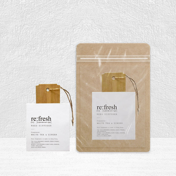 Re:Fresh Aroma Card - White Tea & Ginger