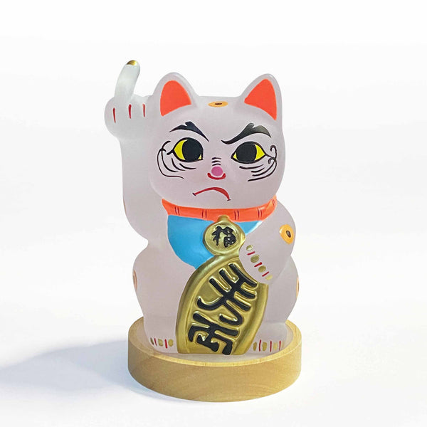 POP! Frosted Angry Cat 15cm, with disco light display