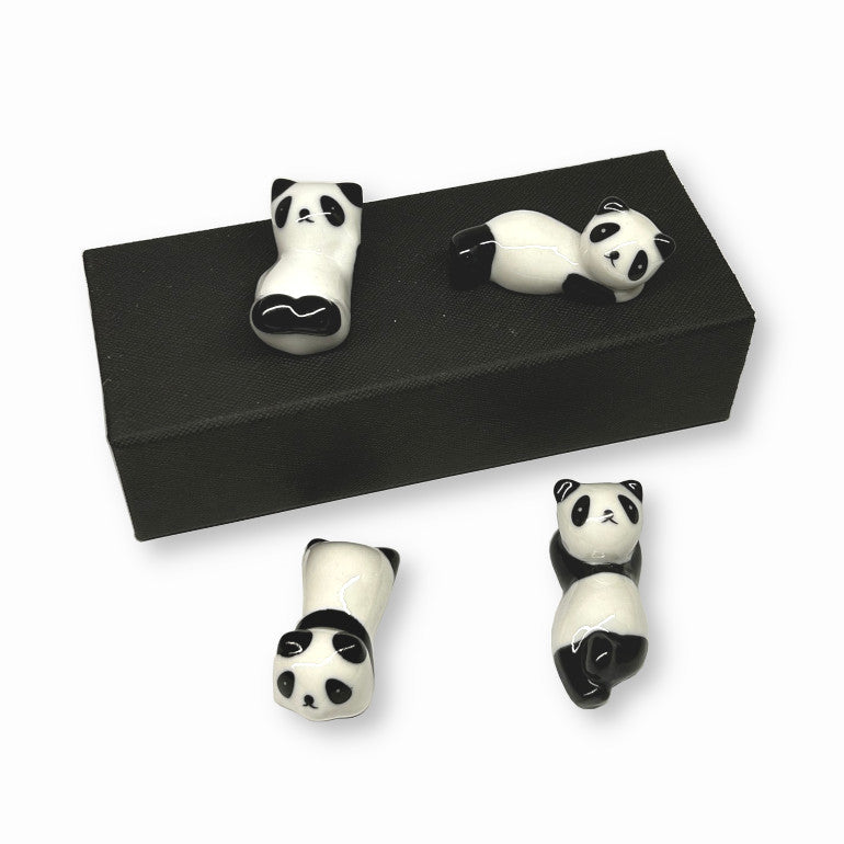 Panda Chopstick Rest, Set of 4