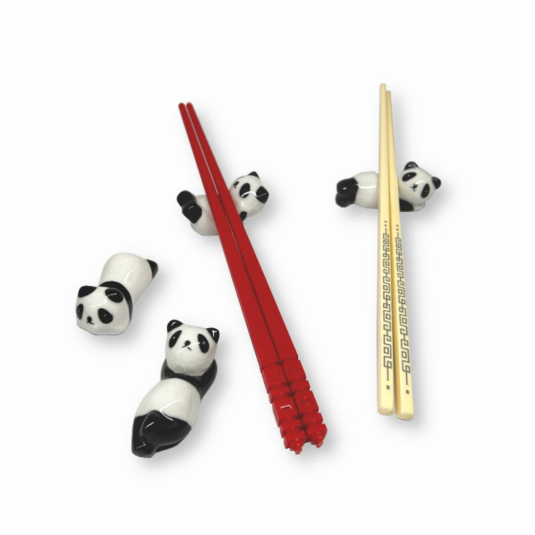 Panda Chopstick Rest, Set of 4