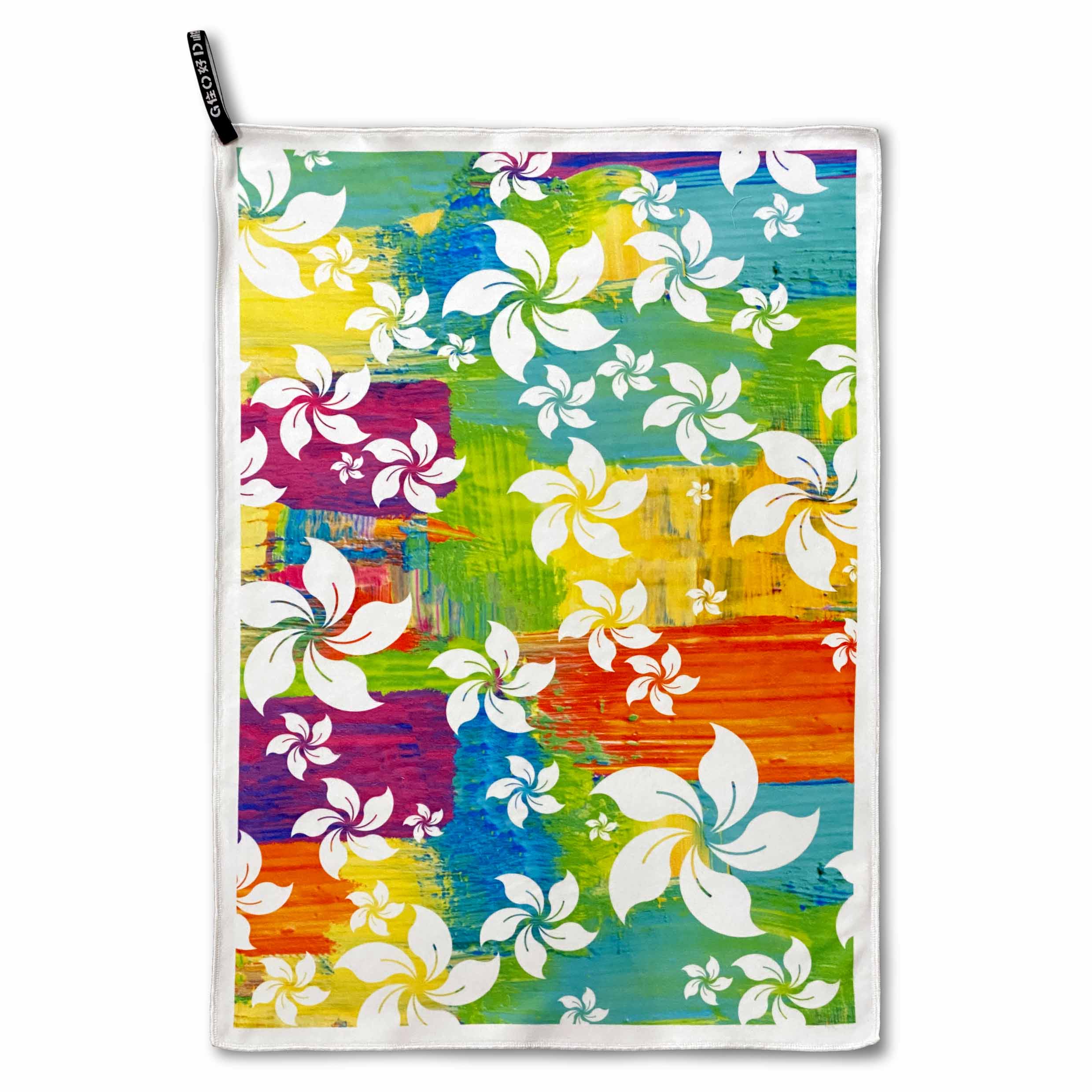 Lightweight Sports Towel - Rainbow Bauhinia