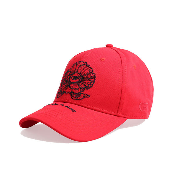 It's Time To Sleep Baseball Cap, Red By Carnaby Fair
