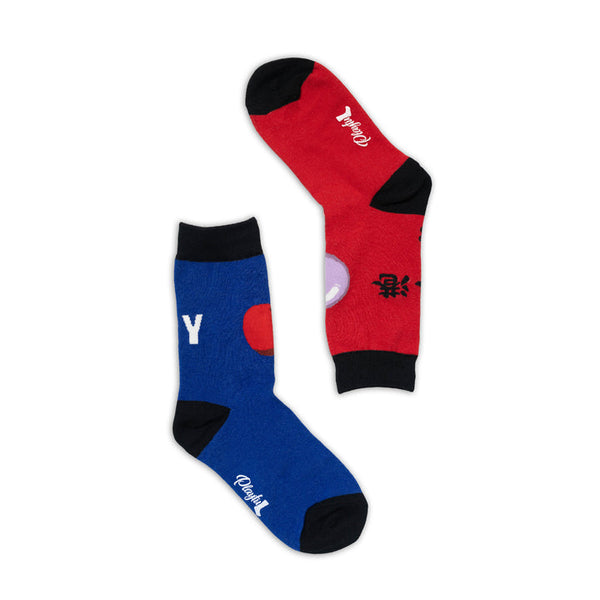 Playful Socks x Henry Steiner - Apple/Pearl