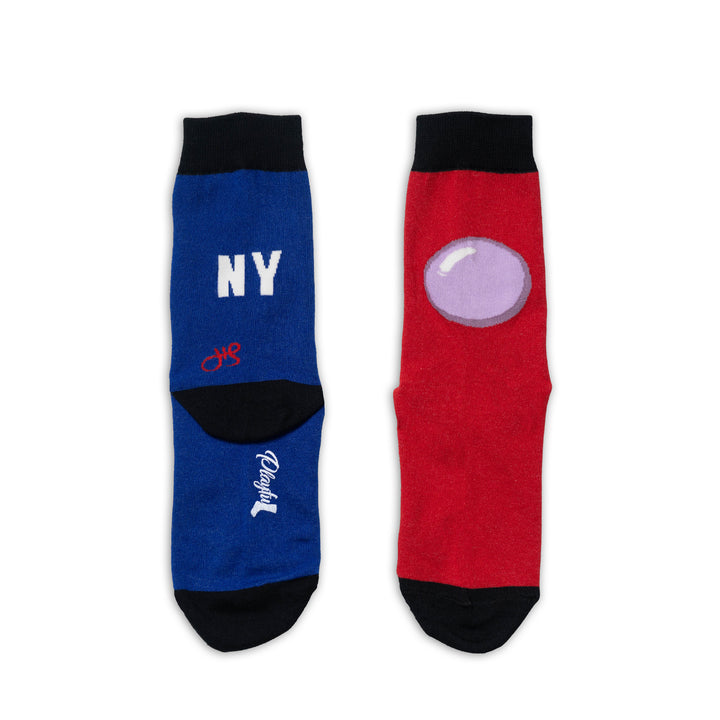Playful Socks x Henry Steiner - Apple/Pearl