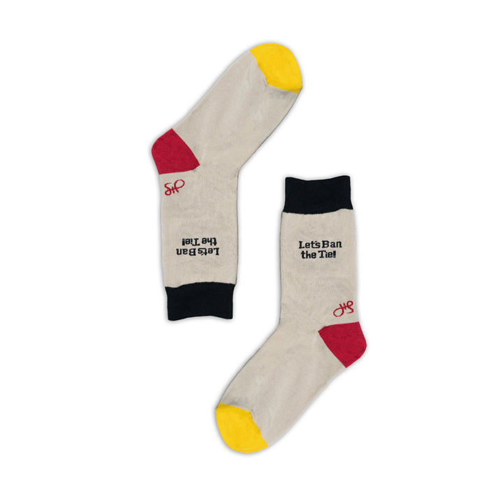 Playful Socks x Henry Steiner - Ban the Tie!