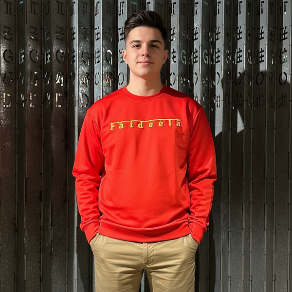 Fai Dee Lah Long Sleeve Shirt, Red