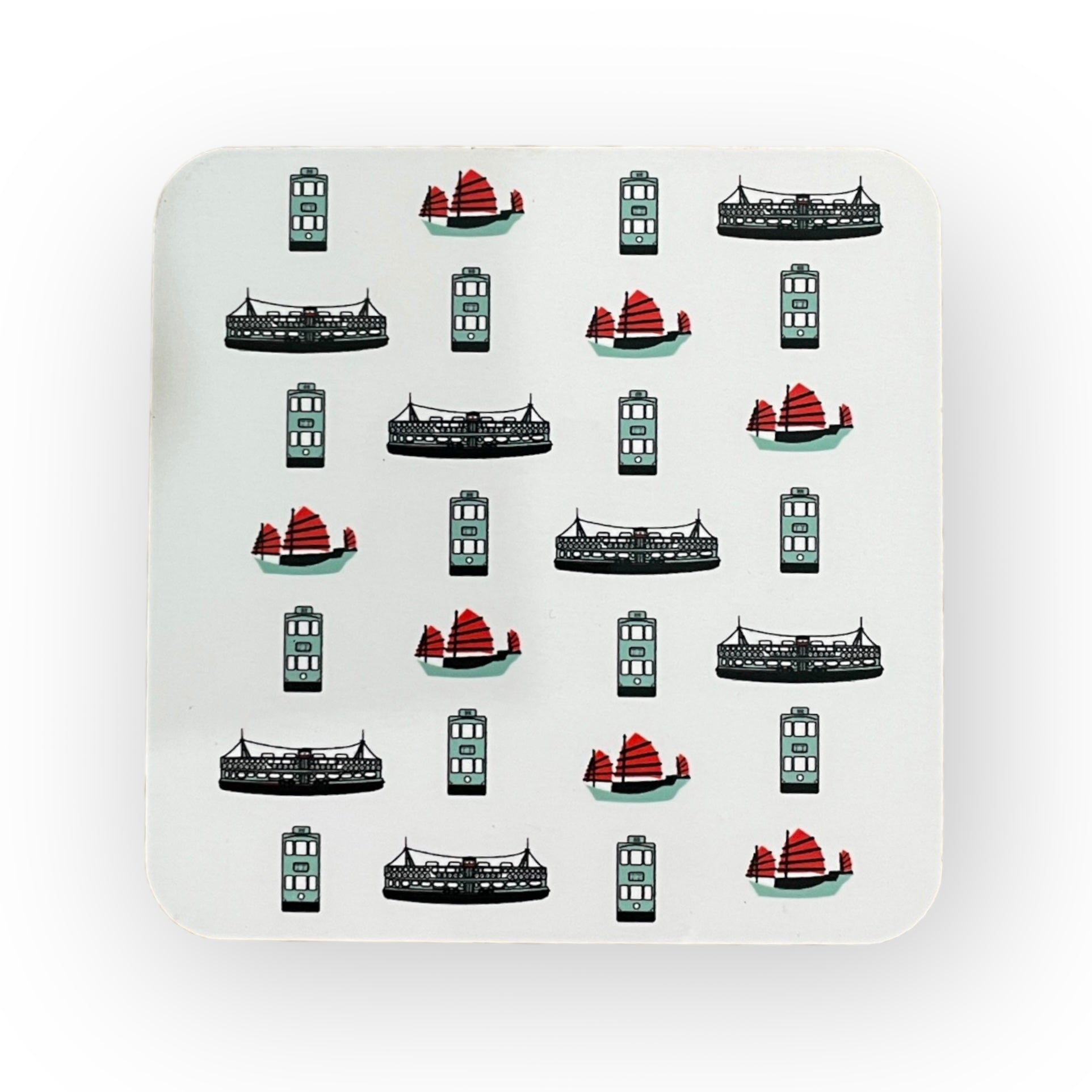 HK Transport Coaster by Liz Fry Design