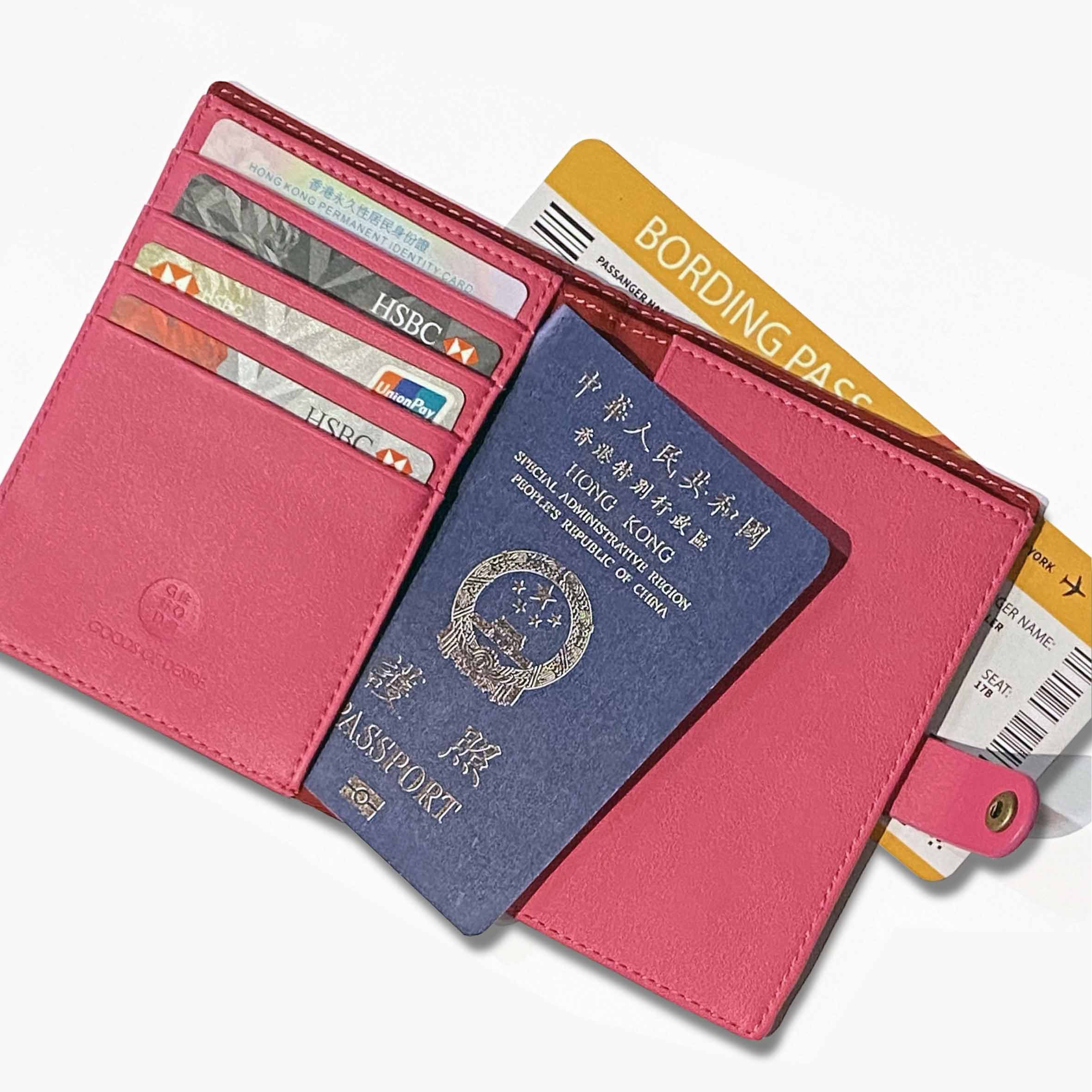 Bright District Names Passport Wallet