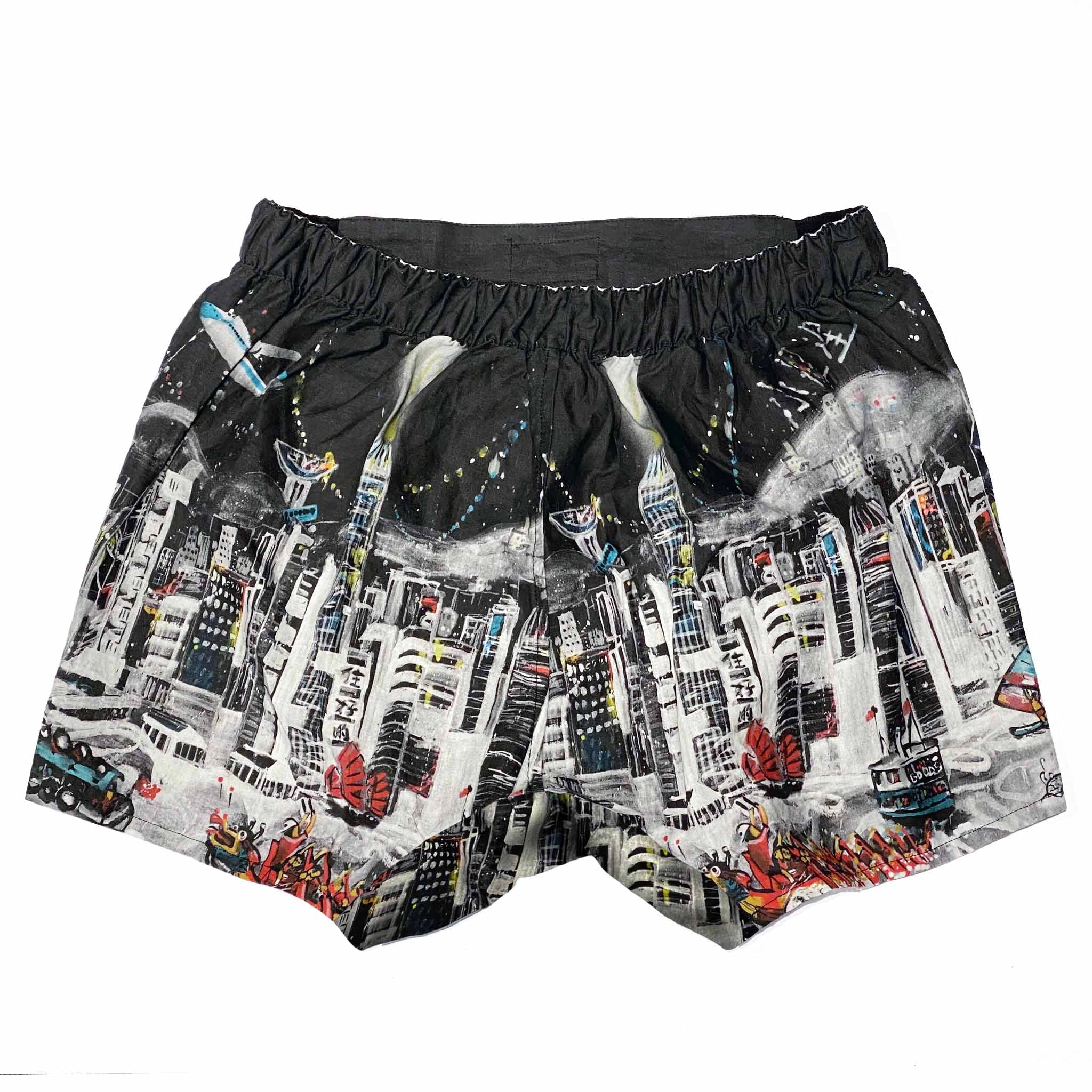'HK Festival Skyline' Men's Boxer Shorts