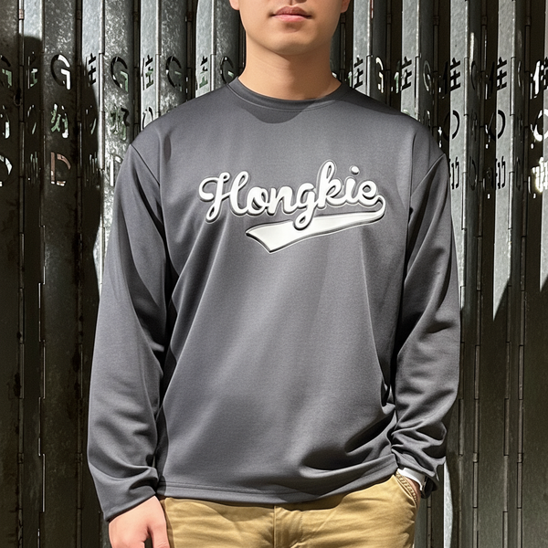 Hongkie Long Sleeve Shirt, Grey