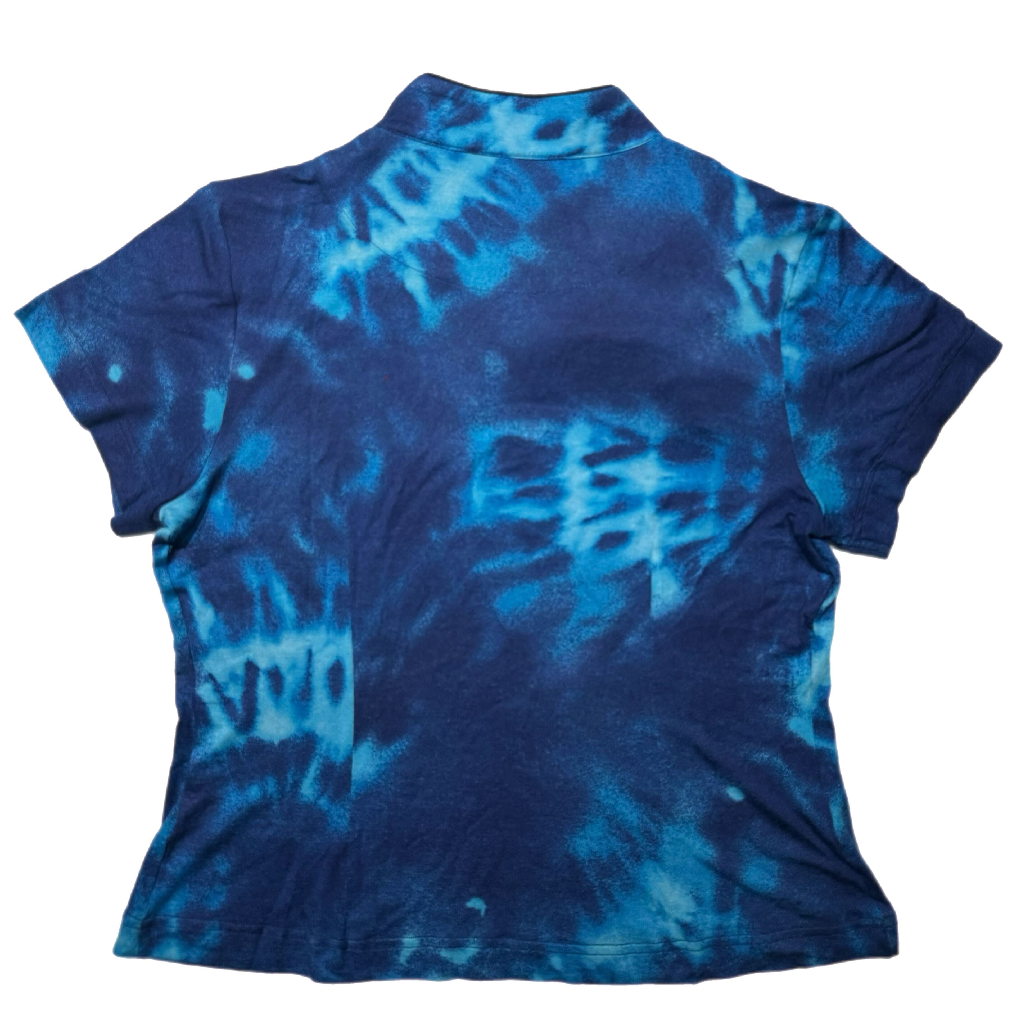 Qipaolo Top, Tie-Dyed Blues