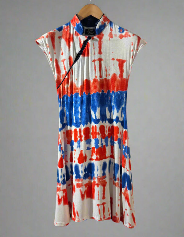 Water Color Qipao Dress