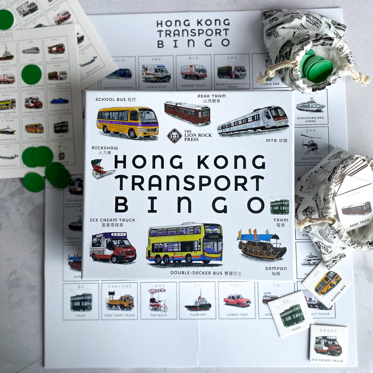 Hong Kong Transport Bingo by Lion Rock Press