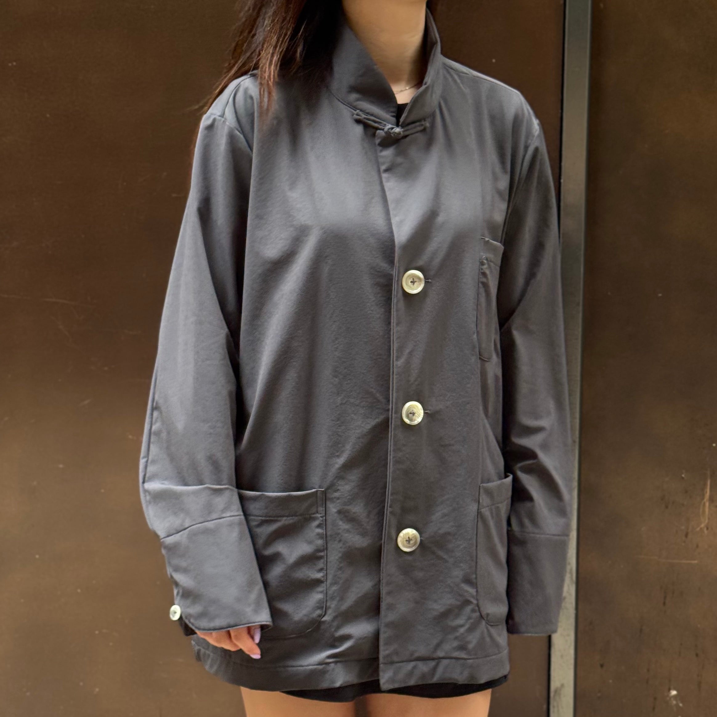 G.O.D. Blazer Jacket, Charcoal Grey