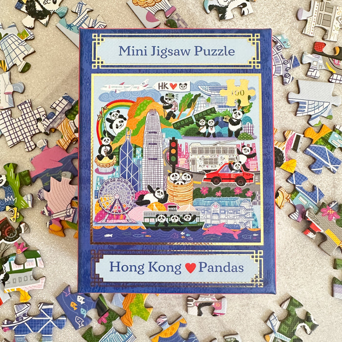100pc Mini Puzzle by Lion Rock Press - Hong Kong 5 Designs