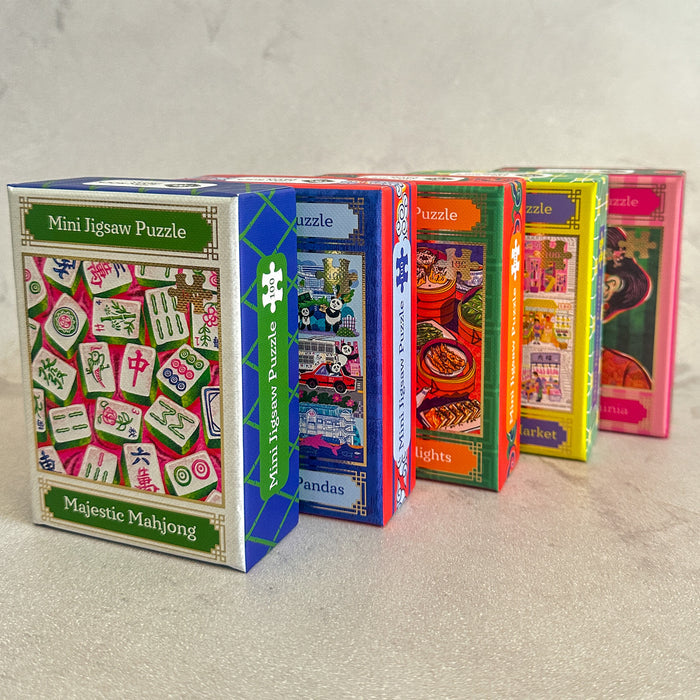 100pc Mini Puzzle by Lion Rock Press - Hong Kong 5 Designs