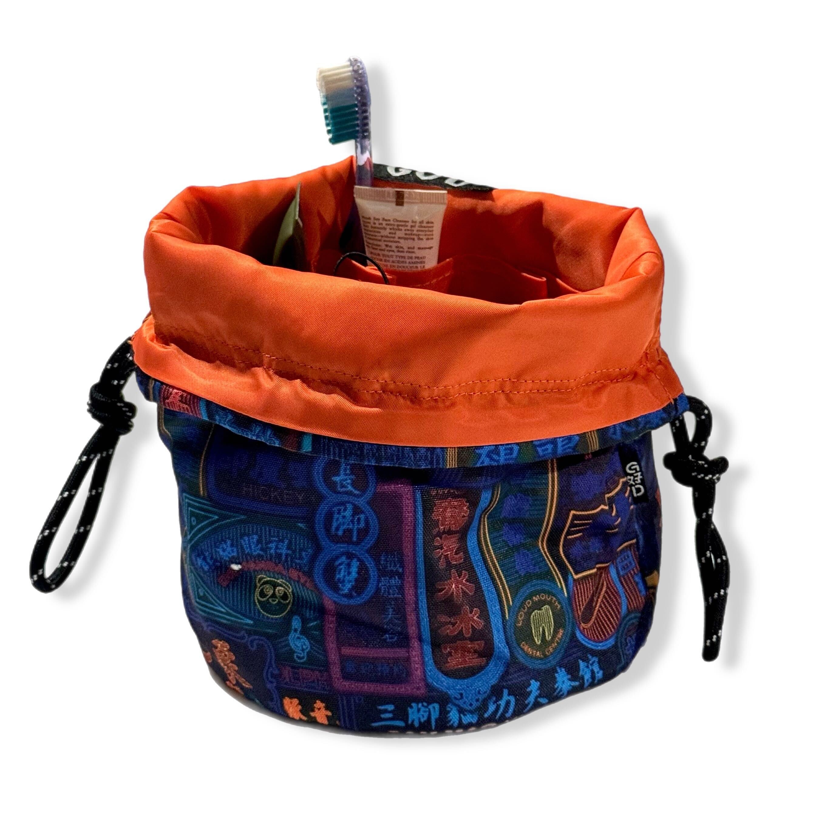 Travel Pouch Bag, Nathan Road Blue