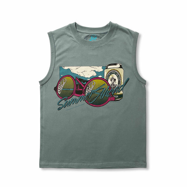 Island Origin Chilling in the Summer Vest, Turquoise