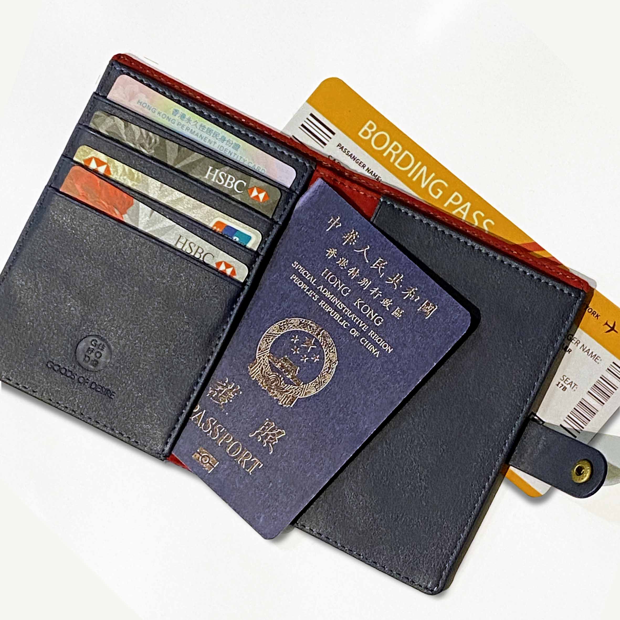 Nathan Road Blues Passport Wallet