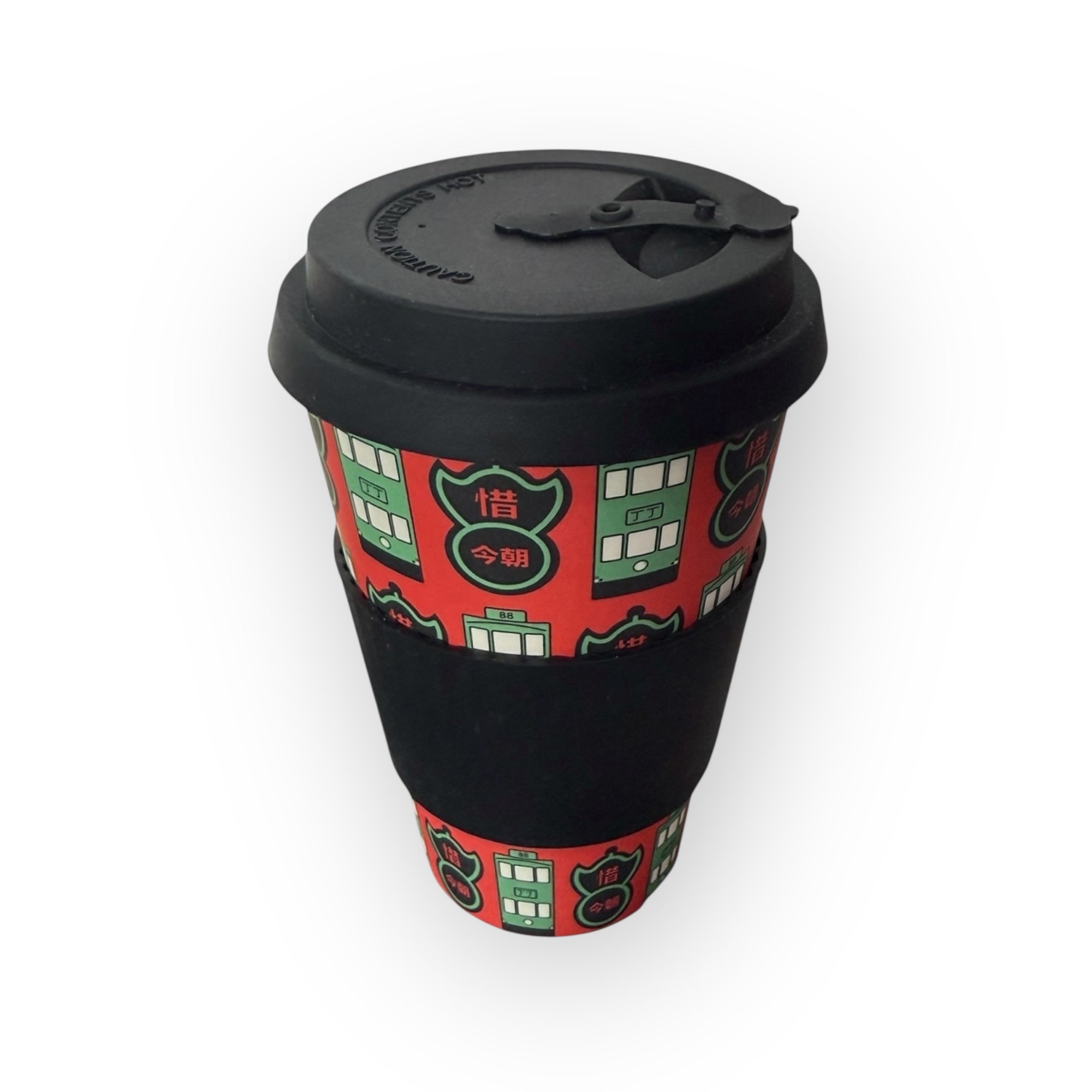 North Point Trams Bamboo Cup By Liz Fry Design