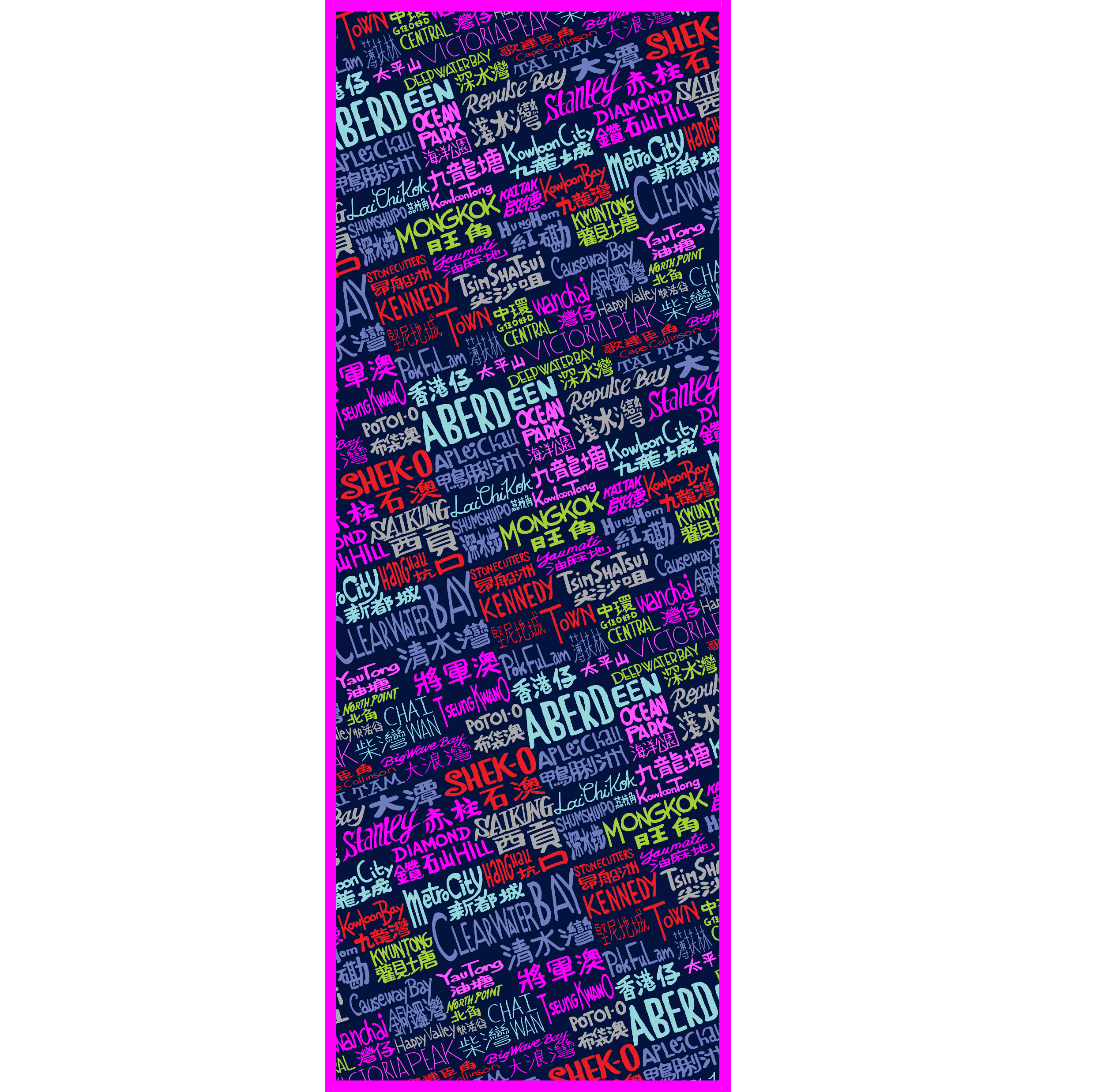 District Names Bold Scarf