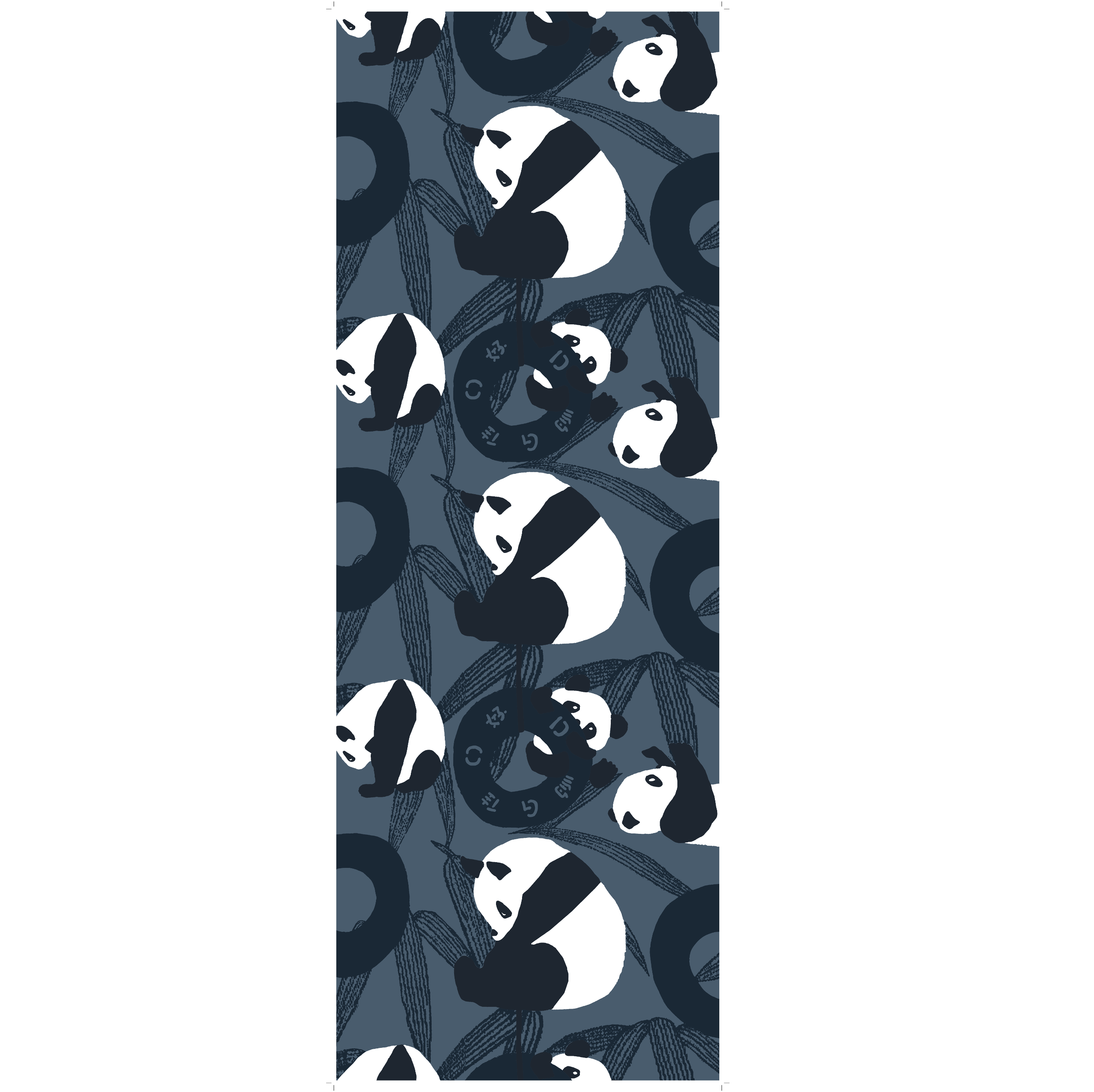Roly Poly Pandas Modal Scarf