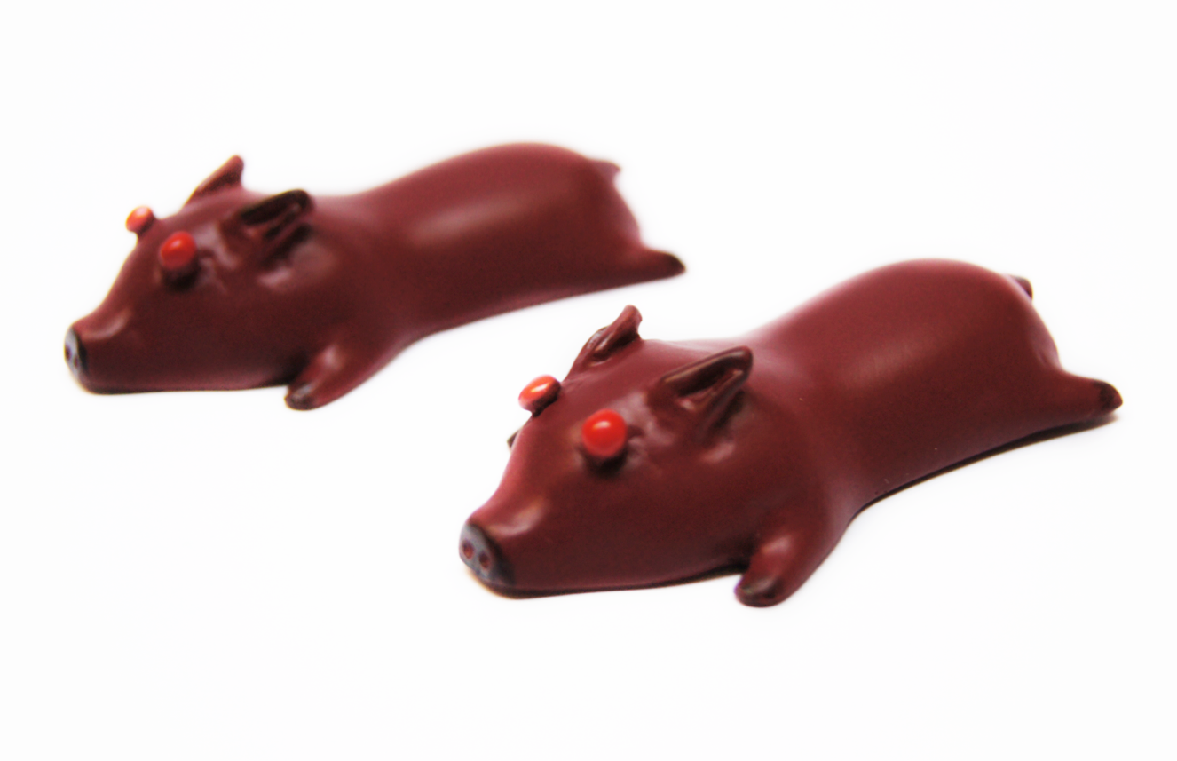 Roast Pig Chopsticks Rest, set of 2