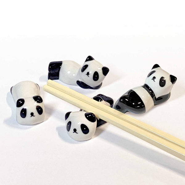 Panda Chopstick Rest, Set of 4