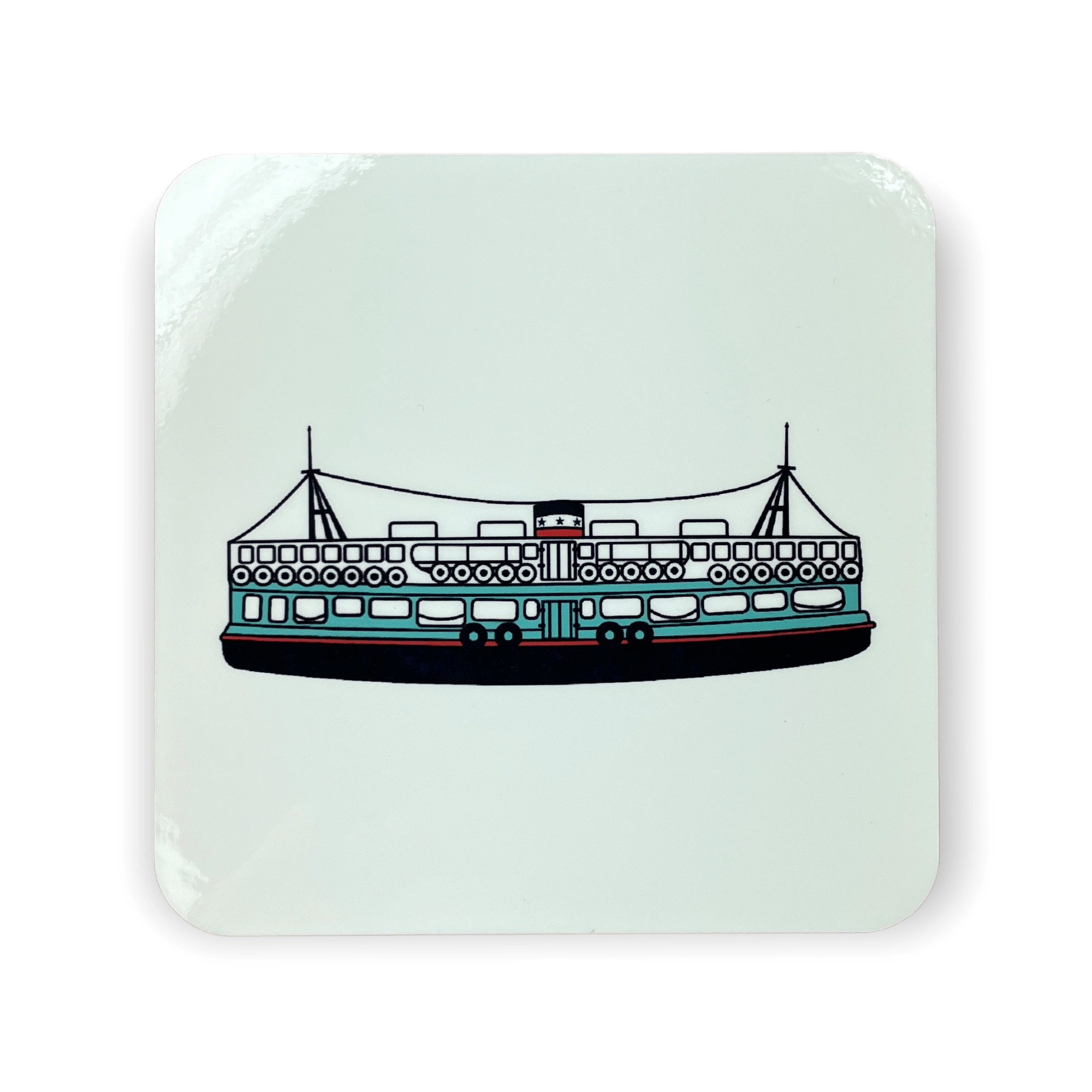 Star Ferry Coaster by Liz Fry Design