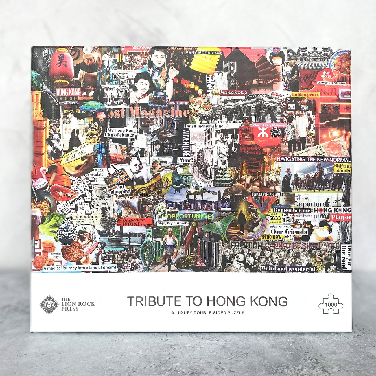 Tribute to Hong Kong Double-sided 1000-pc Puzzle by Lion Rock Press