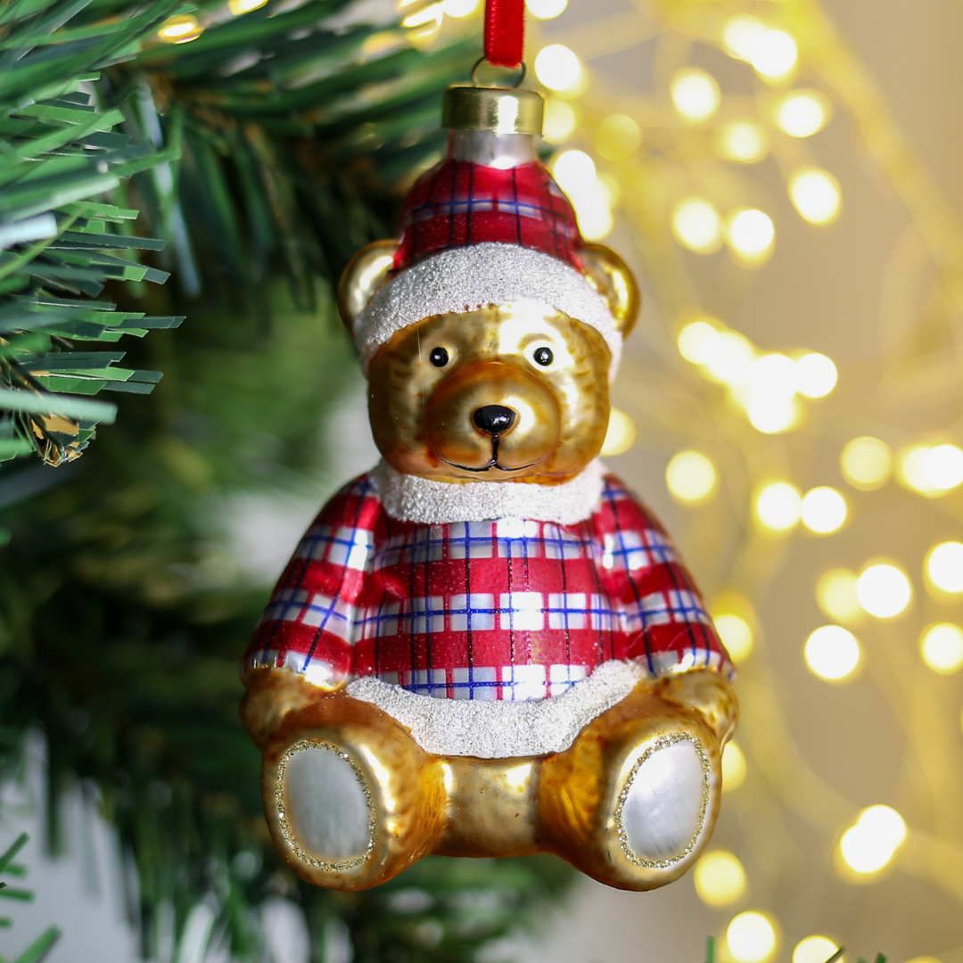 Amah Ted Hand Painted Glass Ornament by Lion Rock Press