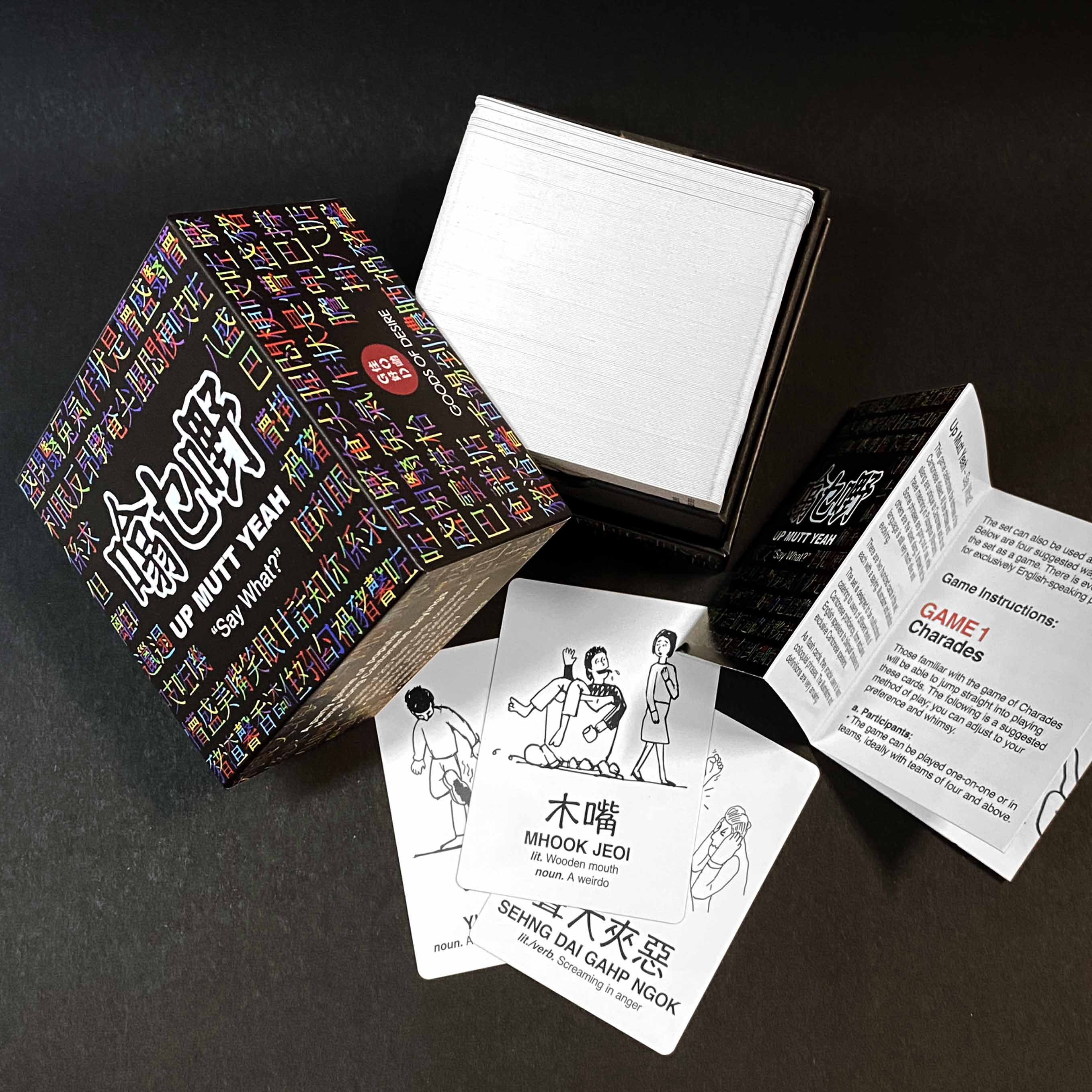 Up Mutt Yeah - Charades Game Card