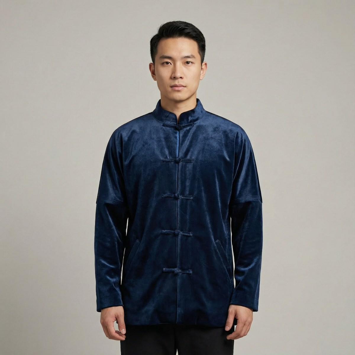 Velvet Knot Button Jacket, Green | Goods Of Desire – Goods of Desire