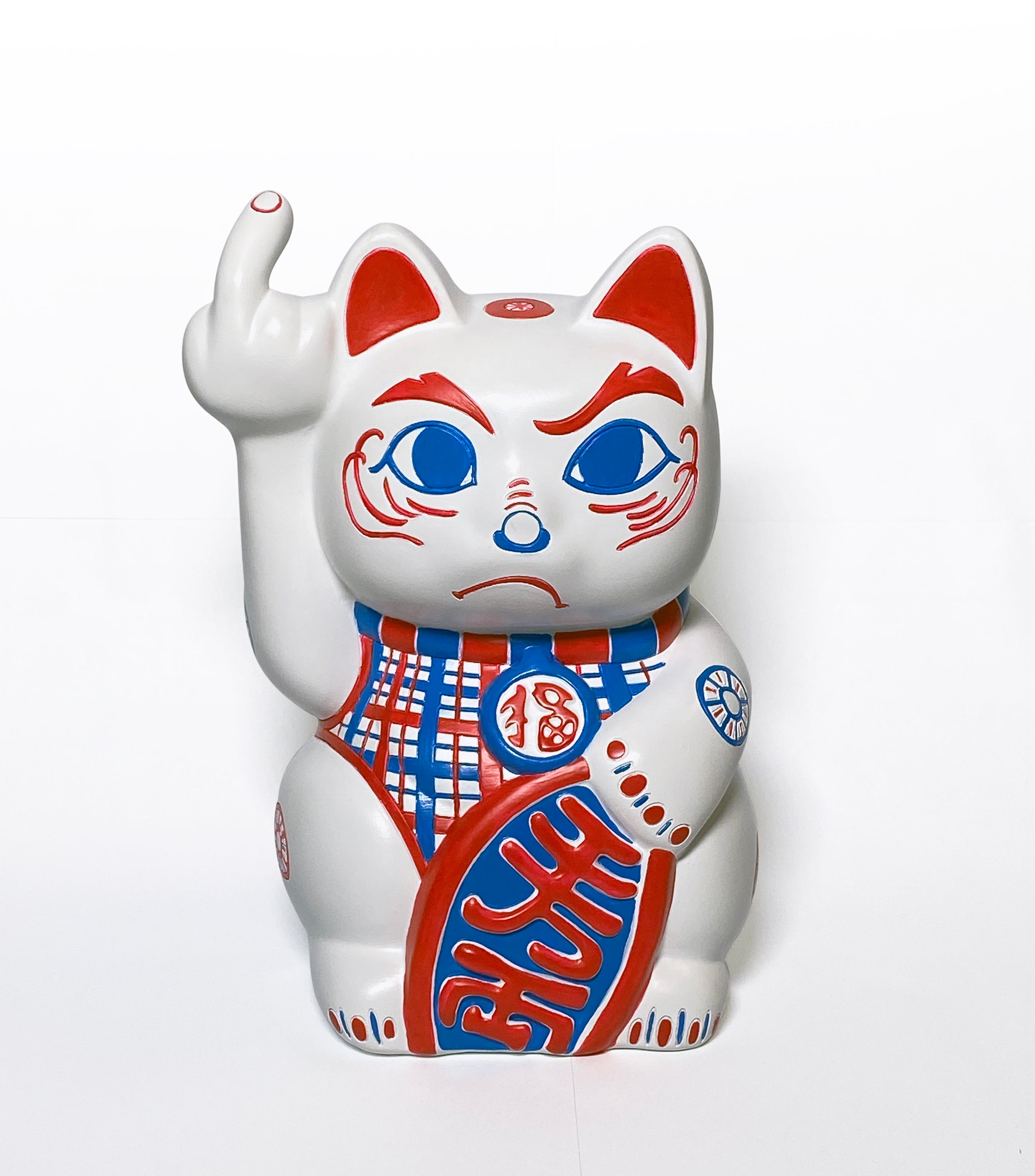 Angry Cat X anothermountainman, redwhiteblue, 19cm